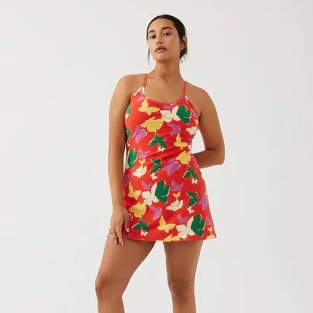 OUTDOOR VOICES Butterfly Exercise Workout Dress XXL 2X